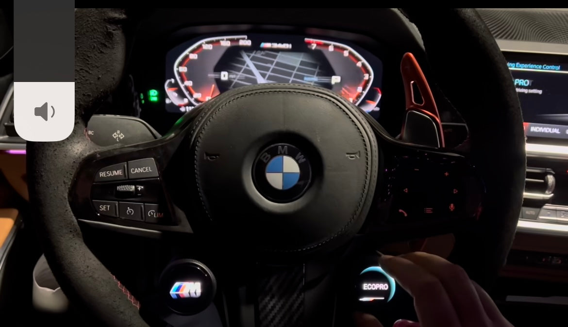 OLED Bmw steering wheel buttons